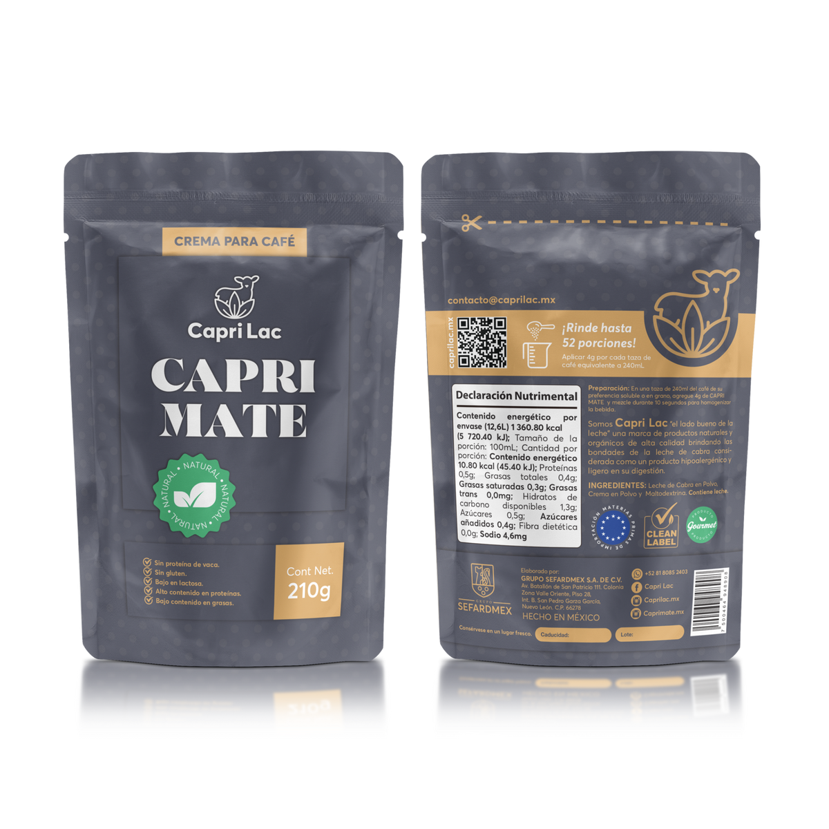 Capri Mate Crema para Café