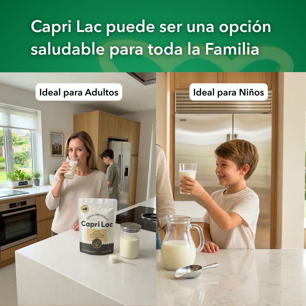 Leche Entera de Cabra en Polvo