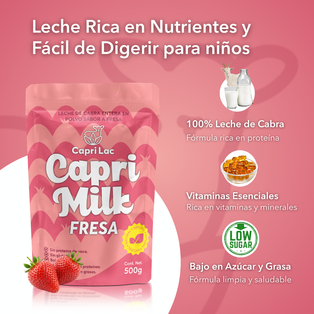 Capri Milk sabor Fresa