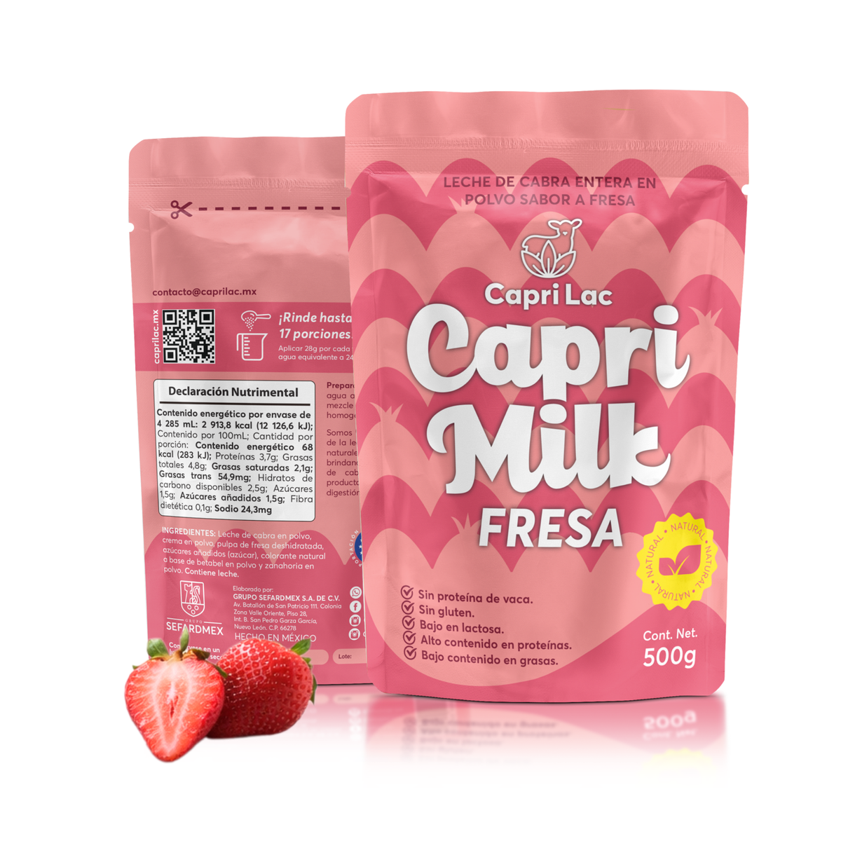 Capri Milk sabor Fresa