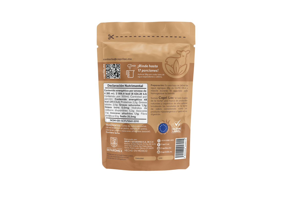 Capri Milk sabor Cacao