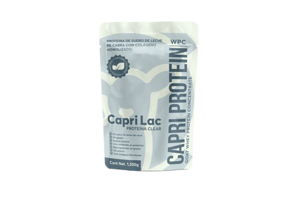 Capri Protein Clear WPC de Suero de Leche de Cabra Sin Sabor.