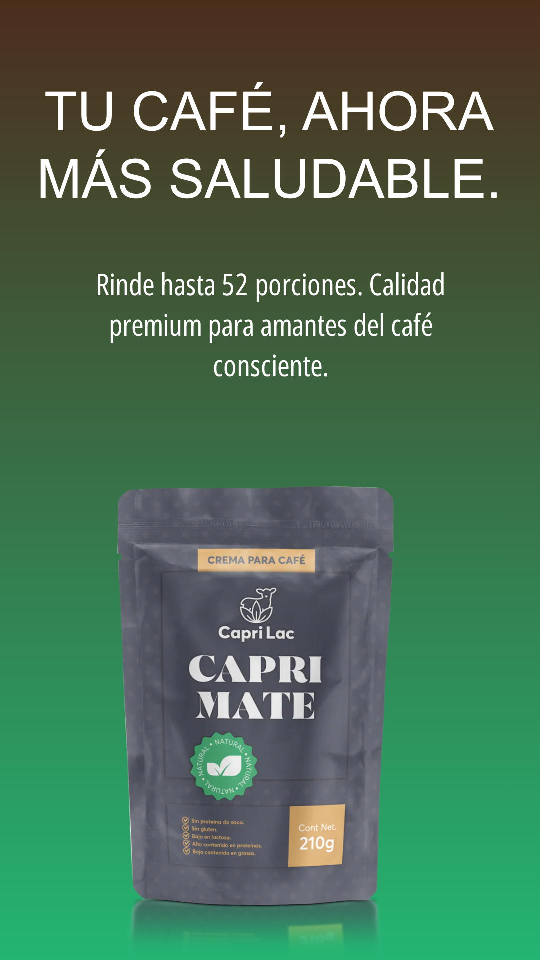 Capri Mate Crema para Café